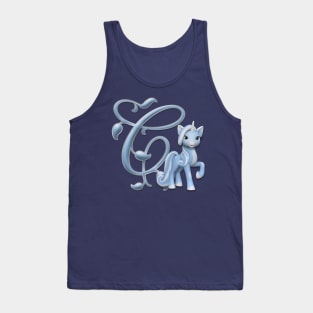 Monogram C Custom Unicorn Tank Top